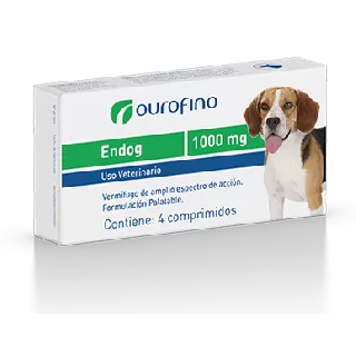 Endog 1000 mg/10 kg 4 tabletas