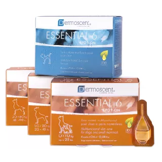 Essential 6 spot-on dogs 20-40 4 x 2.4 ml