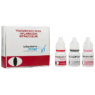Tratamiento de Inflamación Intraocular 3 piezas
