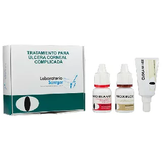 Tratamiento de Úlcera Corneal Complicada 3 piezas